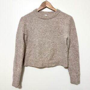 lululemon athletica Tan Crew Neck Sweater